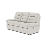 G Plan Holmes 3 Seater Recliner Sofa - 3 Seater Power Recliner Sofa (Right) Grade L - Right Hand Recliner — L840 Cambridge Chalk, gallery image 3