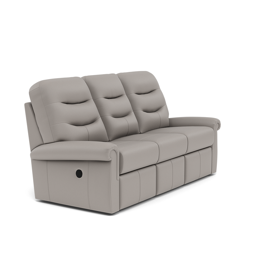 G Plan Holmes 3 Seater Recliner Sofa - 3 Seater Power Recliner Sofa (Right) Grade L - Right Hand Recliner — L842 Cambridge Grey, gallery image 1