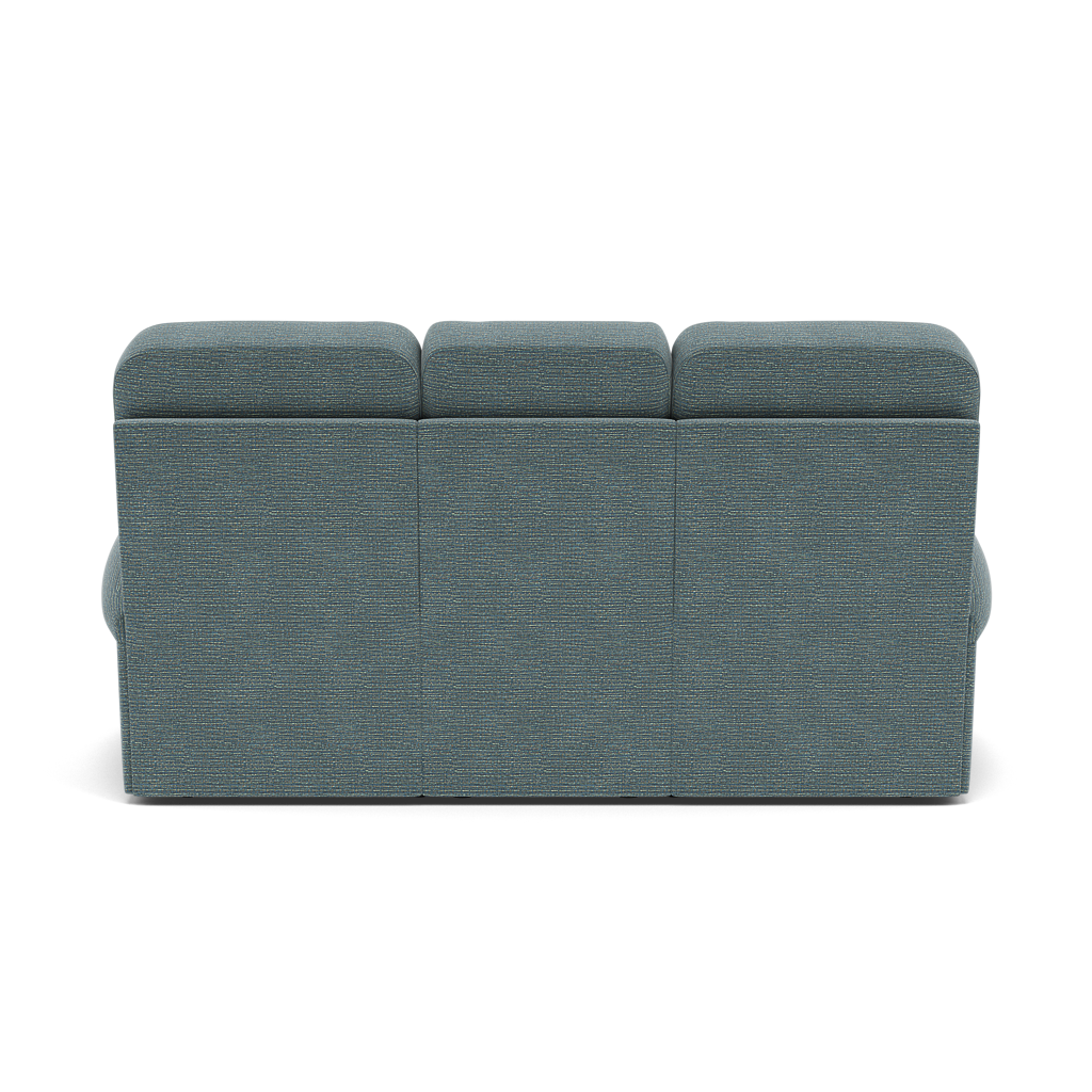 G Plan Holmes 3 Seater Recliner Sofa - 3 Seater Recliner Sofa Double Grade B - Manual Recliner — B925 Waffle Marine, gallery image 2