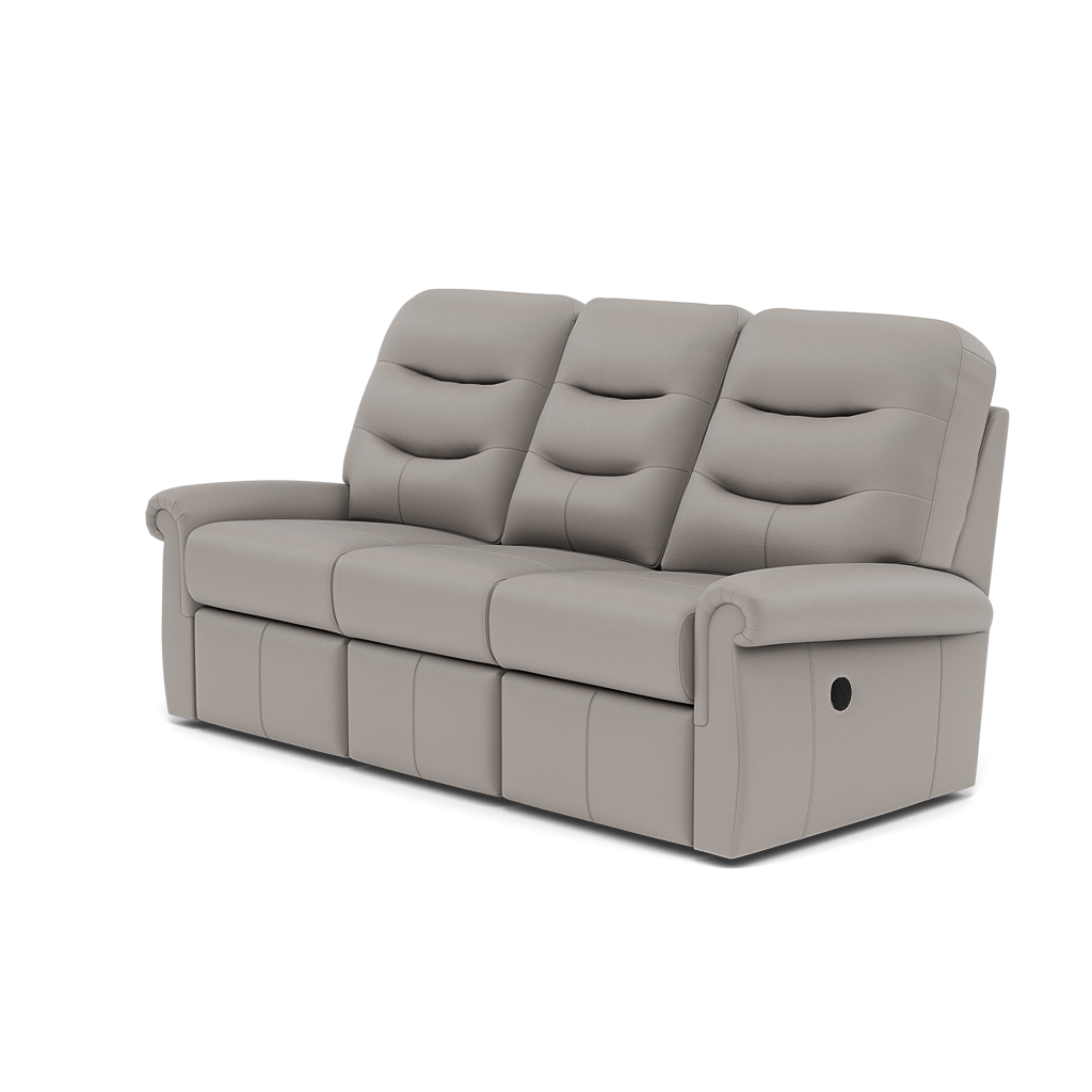 G Plan Holmes 3 Seater Recliner Sofa - 3 Seater Recliner Sofa Double Grade L - Manual Recliner — L842 Cambridge Grey, gallery image 3