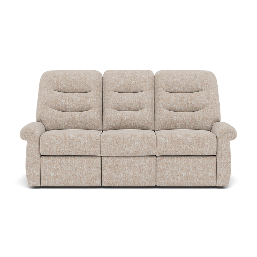 G Plan Holmes 3 Seater Recliner Sofa - 3 Seater Recliner Sofa Double Grade W - Manual Recliner Sterling Home W002 Loom Shale 2