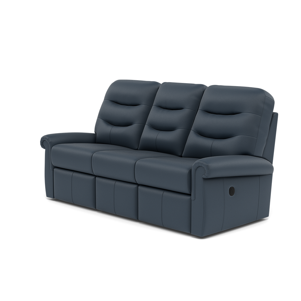 G Plan Holmes 3 Seater Recliner Sofa - 3 Seater Recliner Sofa (Left) Grade L - Left Hand Recliner — L851 Cambridge Navy, gallery image 3