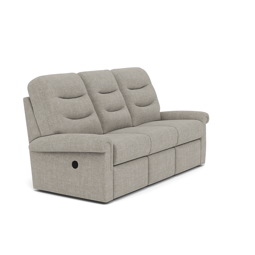 G Plan Holmes 3 Seater Recliner Sofa - 3 Seater Recliner Sofa (Left) Grade W - Left Hand Recliner — W001 Loom Smoke, gallery image 1