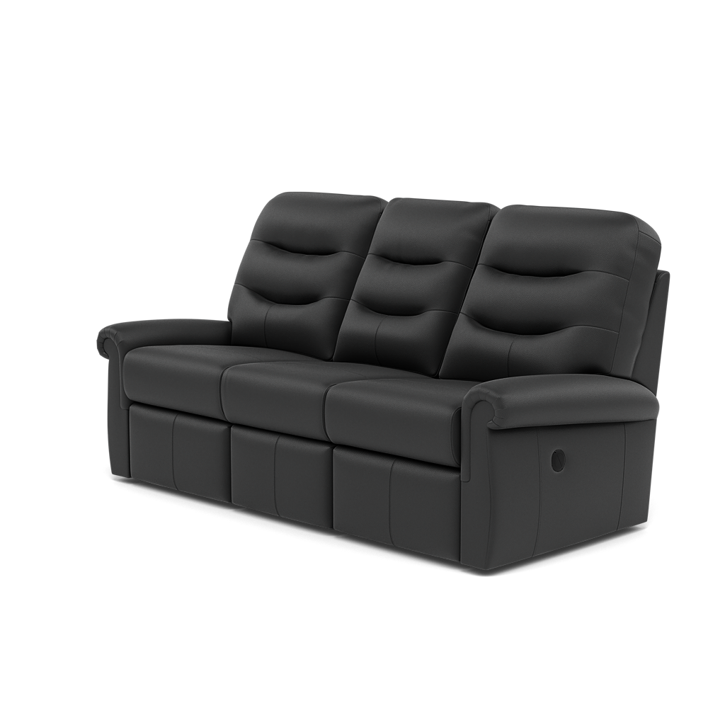 G Plan Holmes 3 Seater Recliner Sofa - 3 Seater Recliner Sofa (Right) Grade L - Right Hand Recliner — L852 Cambridge Petrol Blue, gallery image 3