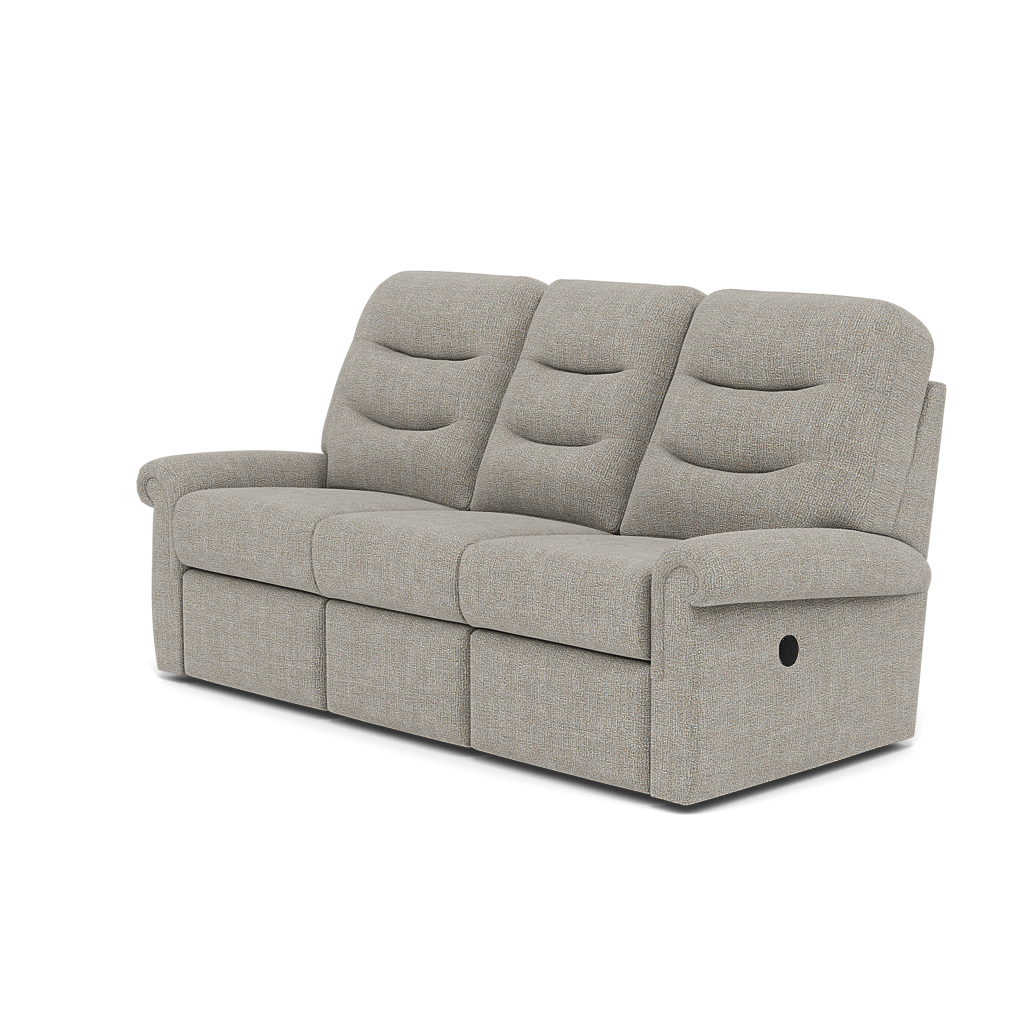 G Plan Holmes 3 Seater Recliner Sofa - 3 Seater Recliner Sofa (Right) Grade W - Right Hand Recliner — W001 Loom Smoke, gallery image 3