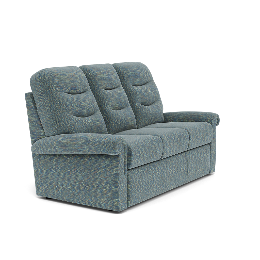 G Plan Holmes 3 Seater Small Sofa - Small 3 Seater Sofa Grade B — B925 Waffle Marine, gallery image 1