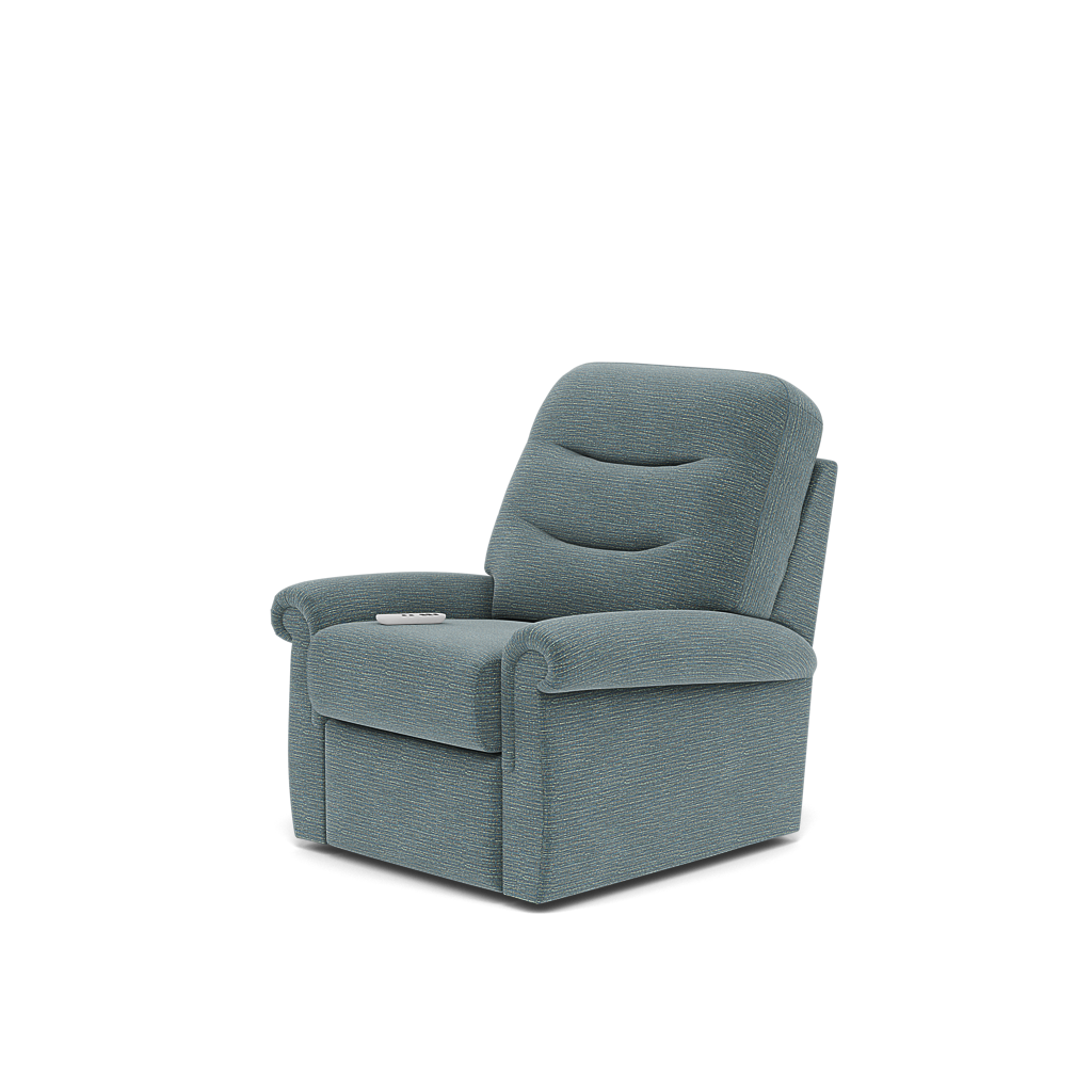 G Plan Holmes Elevate Recliner Armchair - Dual Motor Elevate Standard Recliner Grade B — B925 Waffle Marine, gallery image 3