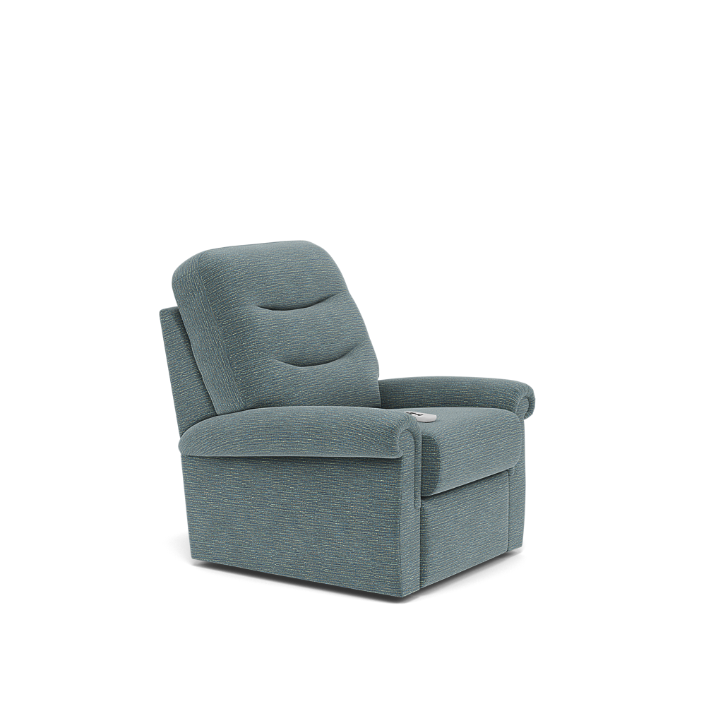 G Plan Holmes Elevate Recliner Armchair - Dual Motor Elevate Standard Recliner Grade B — B925 Waffle Marine, gallery image 1