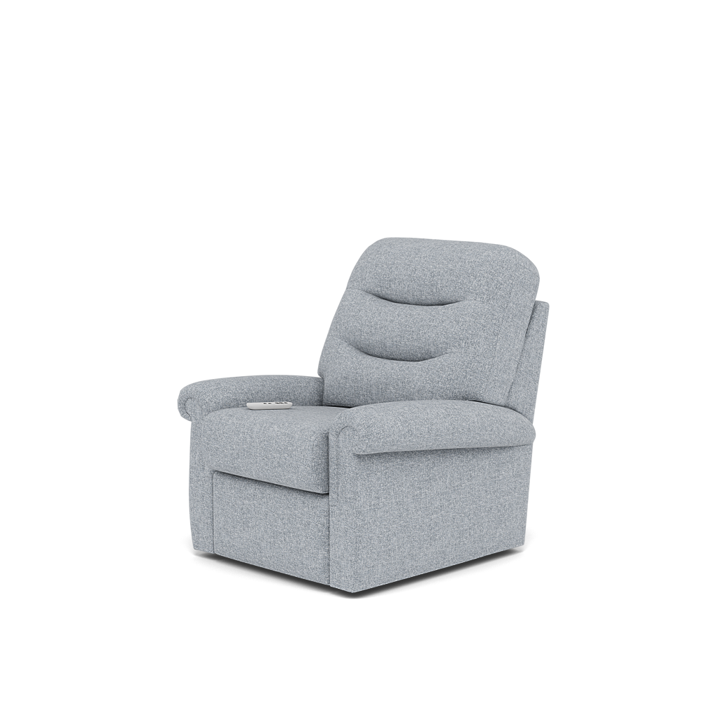 G Plan Holmes Elevate Recliner Armchair - Dual Motor Elevate Standard Recliner Grade B — B932 Beach Duck Egg, gallery image 3