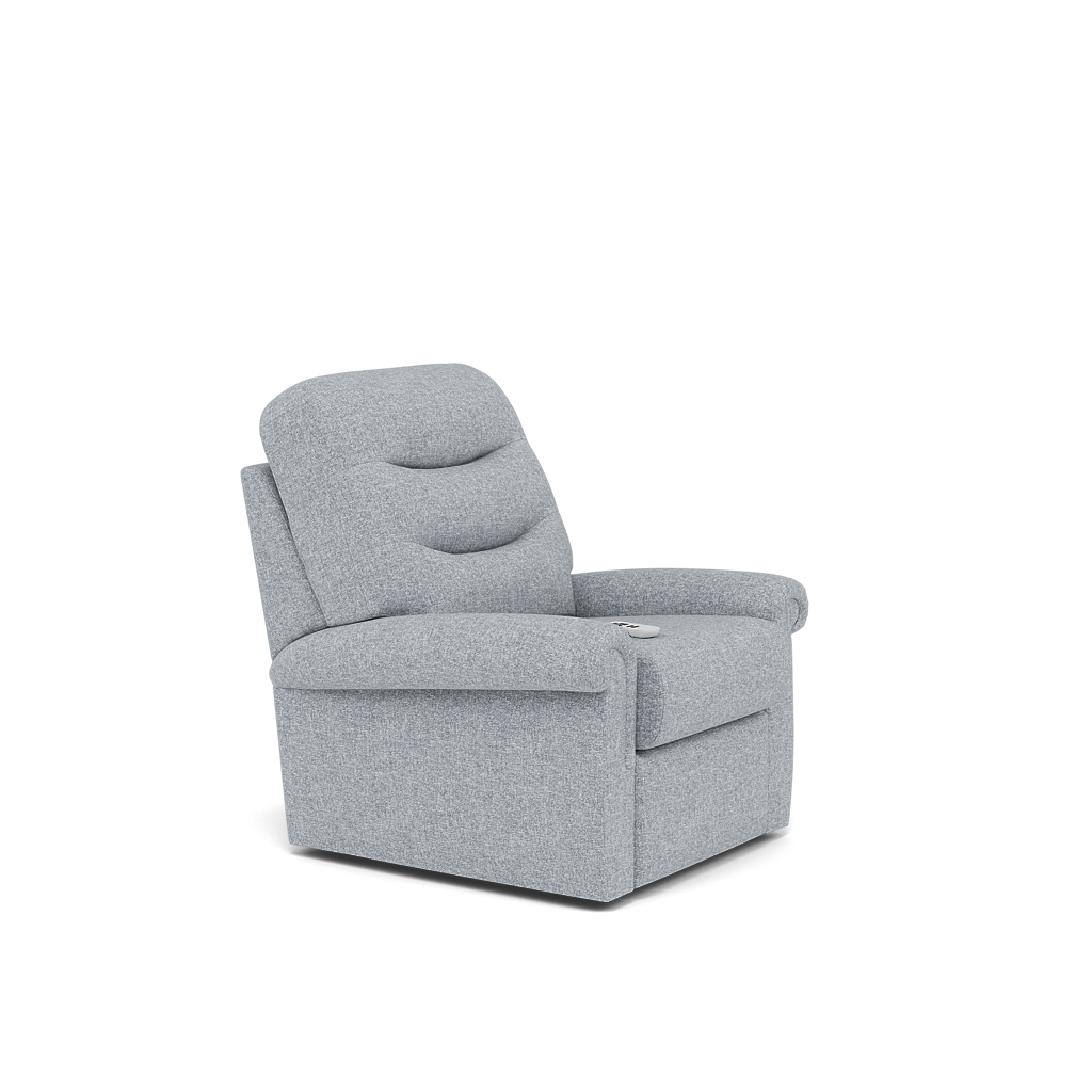 G Plan Holmes Elevate Recliner Armchair - Dual Motor Elevate Standard Recliner Grade B — B932 Beach Duck Egg, gallery image 1