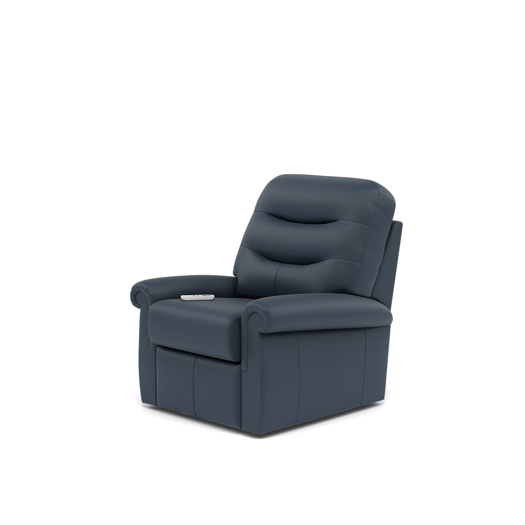 G Plan Holmes Elevate Recliner Armchair - Dual Motor Elevate Standard Recliner Grade L — L851 Cambridge Navy, gallery image 3