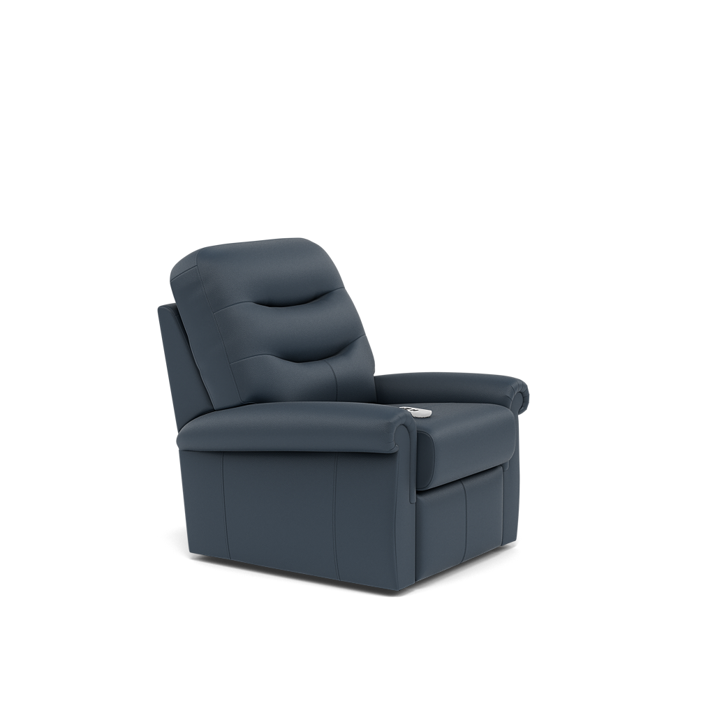 G Plan Holmes Elevate Recliner Armchair - Dual Motor Elevate Standard Recliner Grade L — L851 Cambridge Navy, gallery image 1