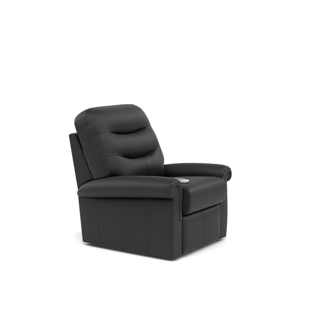 G Plan Holmes Elevate Recliner Armchair - Dual Motor Elevate Standard Recliner Grade L — L852 Cambridge Petrol Blue, gallery image 1