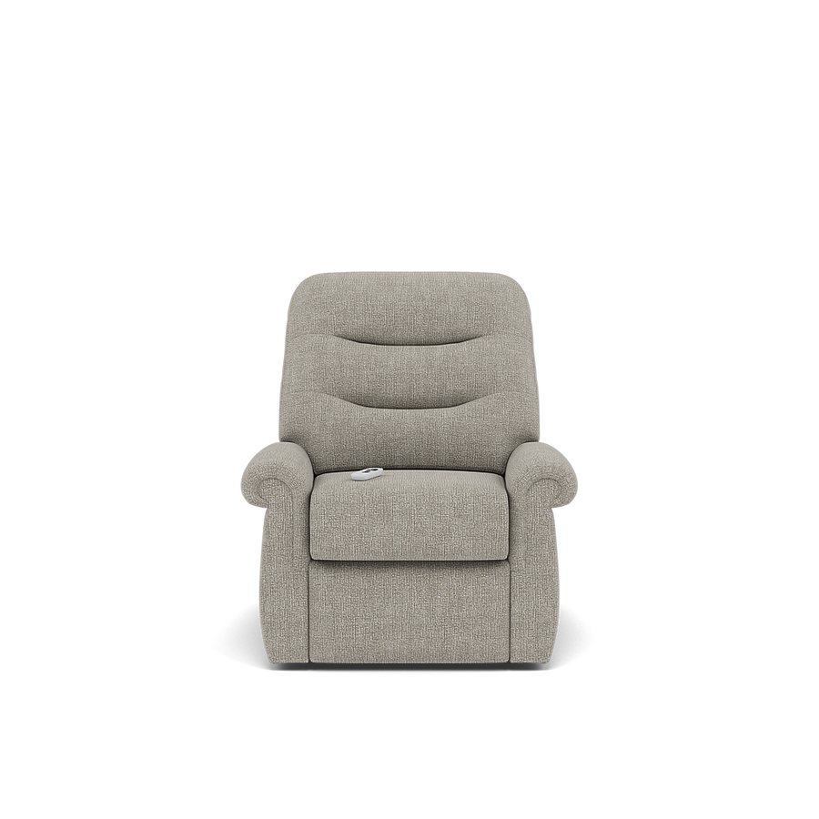 G Plan Holmes Elevate Recliner Armchair - Dual Motor Elevate Standard Recliner Grade W Armchairs Sterling Home W001 Loom Smoke 1