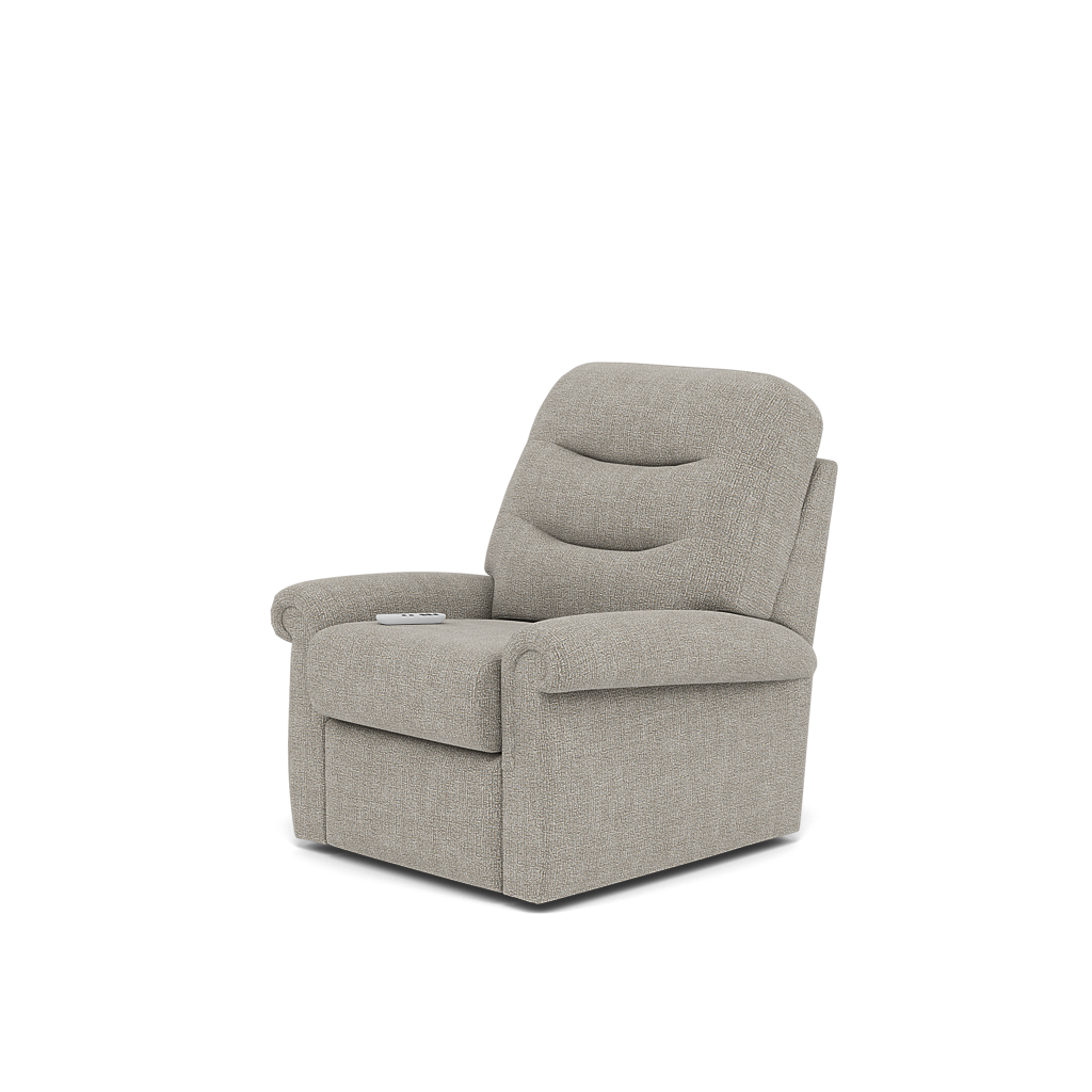 G Plan Holmes Elevate Recliner Armchair - Dual Motor Elevate Standard Recliner Grade W — W001 Loom Smoke, gallery image 3