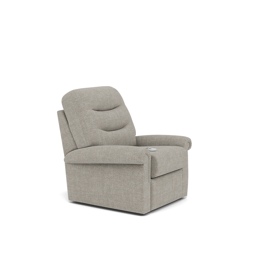 G Plan Holmes Elevate Recliner Armchair - Dual Motor Elevate Standard Recliner Grade W — W001 Loom Smoke, gallery image 1