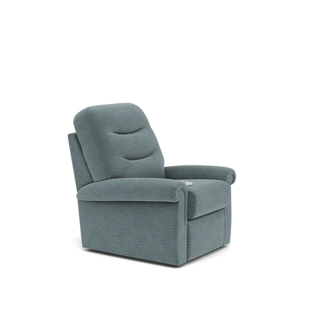 G Plan Holmes Elevate Small Recliner Armchair - Dual Motor Elevate Small Recliner Grade B — B925 Waffle Marine, gallery image 1