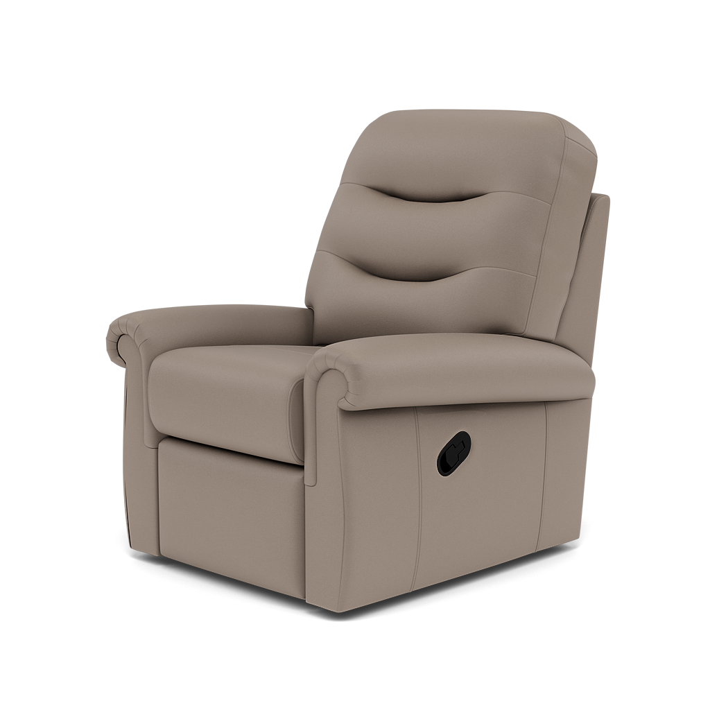 G Plan Holmes Recliner Armchair - Manual Recliner Chair Grade H - Manual Recliner — H001 Oxford Mushroom, gallery image 3