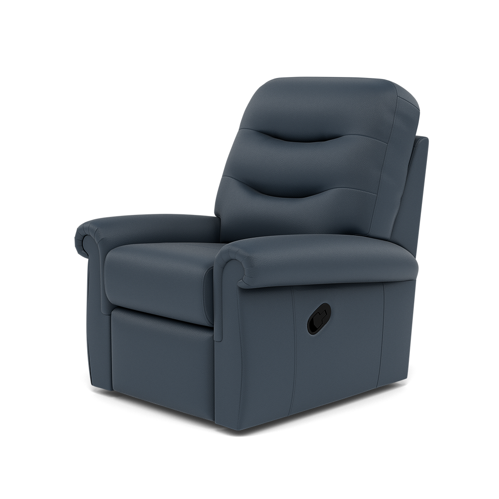 G Plan Holmes Recliner Armchair - Manual Recliner Chair Grade L - Manual Recliner — L851 Cambridge Navy, gallery image 3