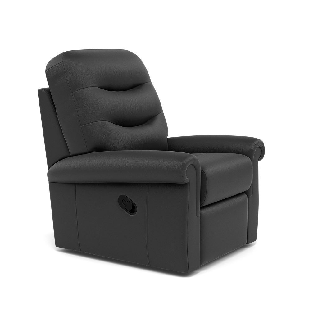 G Plan Holmes Recliner Armchair - Manual Recliner Chair Grade L - Manual Recliner — L852 Cambridge Petrol Blue, gallery image 1