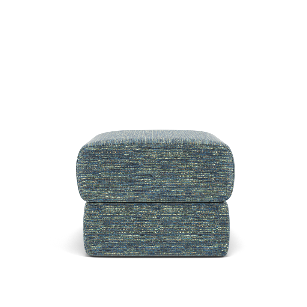 G Plan Holmes Storage Footstool - Storage Footstool Grade B — B925 Waffle Marine, gallery image 2
