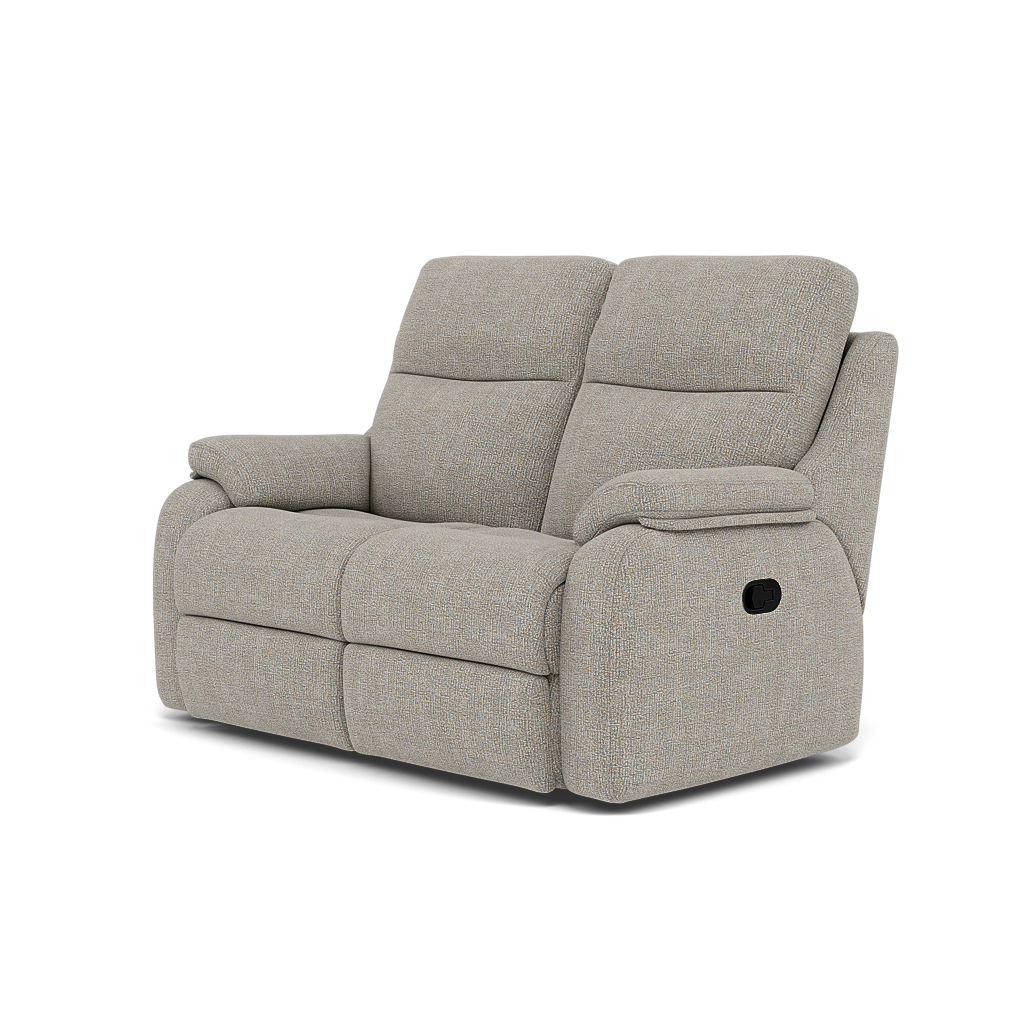 G Plan Kingsbury 2 Seater Recliner Sofa - 2 Seater Manual Double Recliner Grade W - Manual Recliner — W001 Loom Smoke, gallery image 3