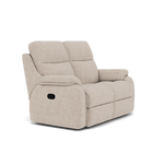 G Plan Kingsbury 2 Seater Recliner Sofa - 2 Seater Power Double Recliner Headrest + Lumbar with USB Grade W - Power with Power Headrest, Lumbar & USB — W002 Loom Shale, gallery image 1
