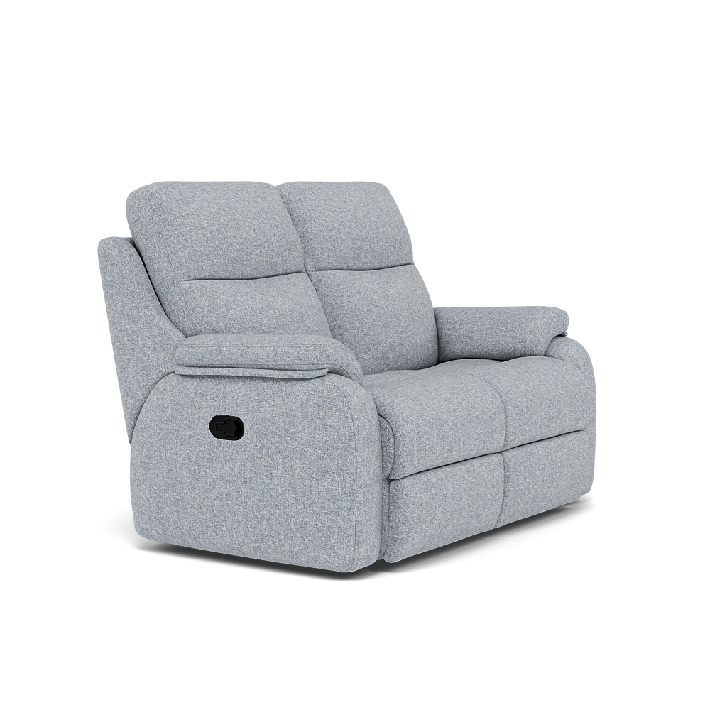 G Plan Kingsbury 2 Seater Recliner Sofa - 2 Seater Power Double Recliner with USB Grade B - Power Recliner with USB — B932 Beach Duck Egg, gallery image 1