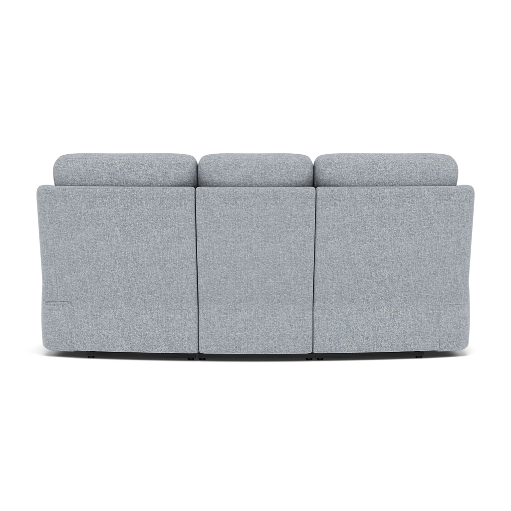 G Plan Kingsbury 3 Seater Curved Recliner Sofa - 3 Seater Manual Recliner Curved Sofa Double Grade B - Manual Recliner — B932 Beach Duck Egg, gallery image 2