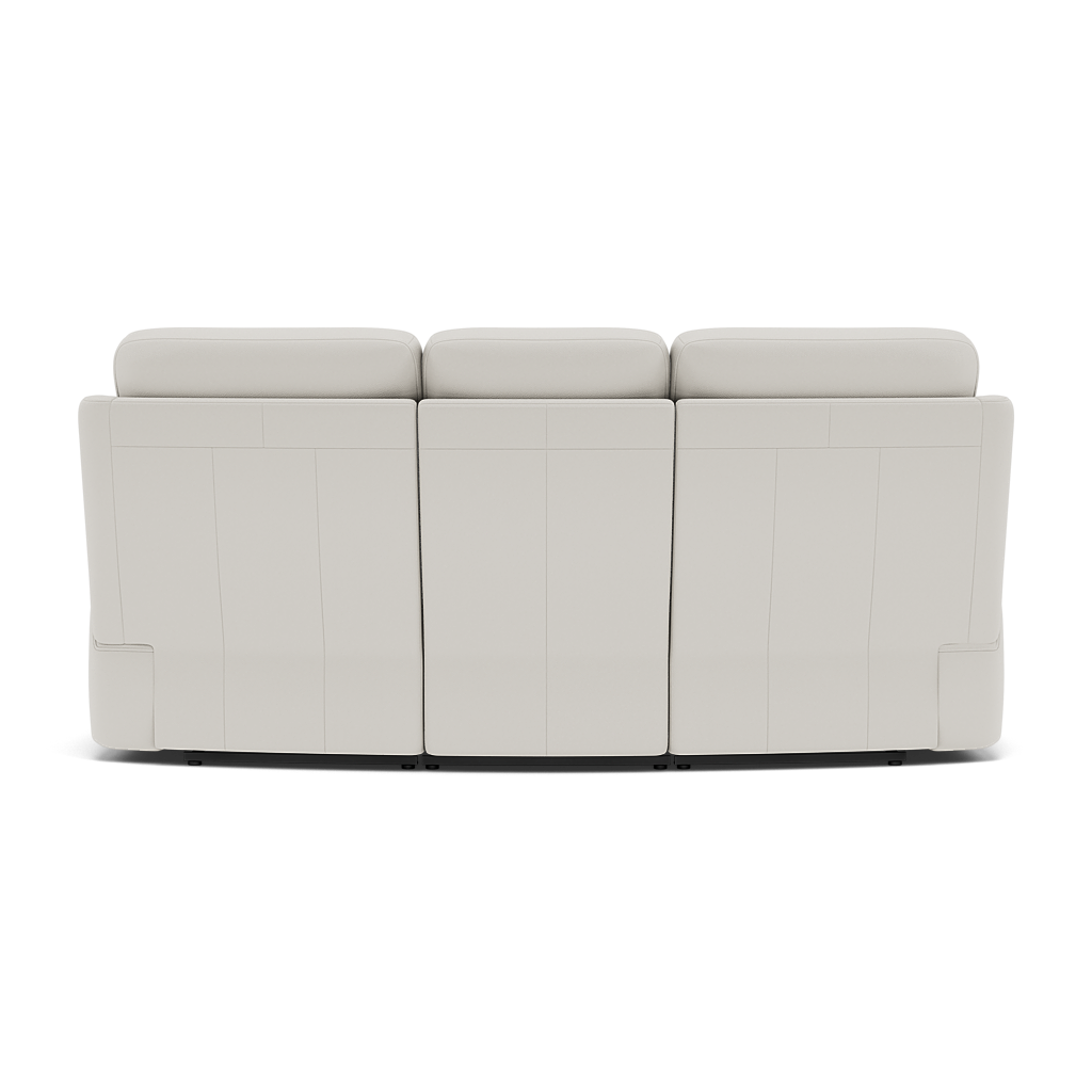 G Plan Kingsbury 3 Seater Curved Recliner Sofa - 3 Seater Manual Recliner Curved Sofa Double Grade L - Manual Recliner — L840 Cambridge Chalk, gallery image 2
