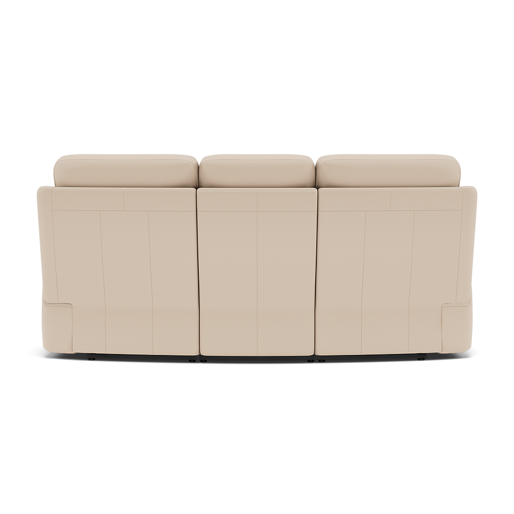G Plan Kingsbury 3 Seater Curved Recliner Sofa - 3 Seater Manual Recliner Curved Sofa Double Grade L - Manual Recliner — L843 Cambridge Stone, gallery image 2