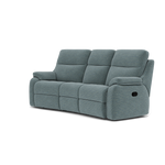 G Plan Kingsbury 3 Seater Curved Recliner Sofa - 3 Seater Power Recliner Curved Sofa Double with USB Grade B - Power Recliner with USB — B925 Waffle Marine, gallery image 3