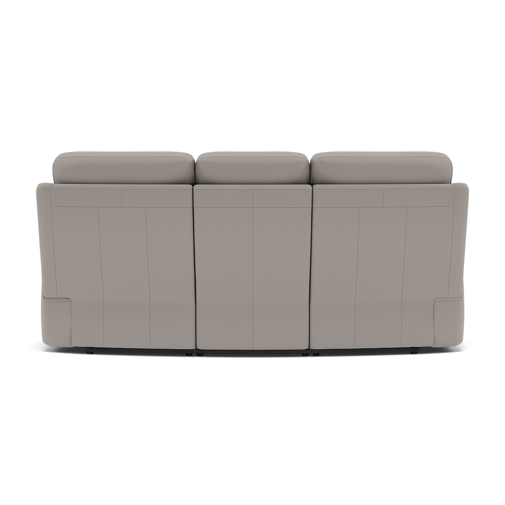G Plan Kingsbury 3 Seater Curved Recliner Sofa - 3 Seater Power Recliner Curved Sofa Double with USB Grade L - Power Recliner with USB — L842 Cambridge Grey, gallery image 2