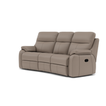 G Plan Kingsbury 3 Seater Curved Recliner Sofa - 3 Seater Power Recliner Curved Sofa Headrest + Lumbar with USB Grade H - Power with Power Headrest, Lumbar & USB — H001 Oxford Mushroom, gallery image 3
