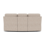 G Plan Kingsbury 3 Seater Curved Recliner Sofa - 3 Seater Power Recliner Curved Sofa Headrest + Lumbar with USB Grade W - Power with Power Headrest, Lumbar & USB — W002 Loom Shale, gallery image 2