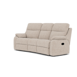 G Plan Kingsbury 3 Seater Curved Recliner Sofa - 3 Seater Power Recliner Curved Sofa Headrest + Lumbar with USB Grade W - Power with Power Headrest, Lumbar & USB — W002 Loom Shale, gallery image 3