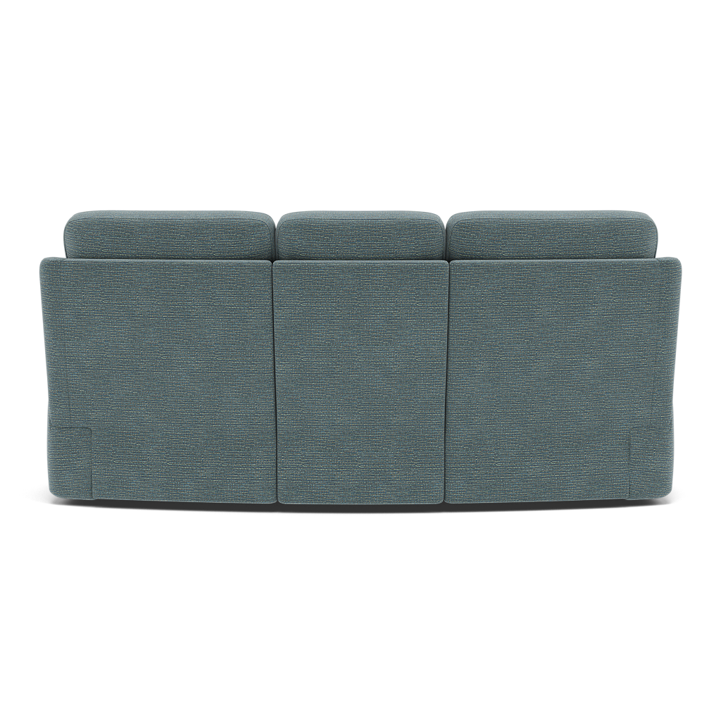 G Plan Kingsbury 3 Seater Curved Sofa - 3 Seater Curved Sofa Grade B — B925 Waffle Marine, gallery image 2