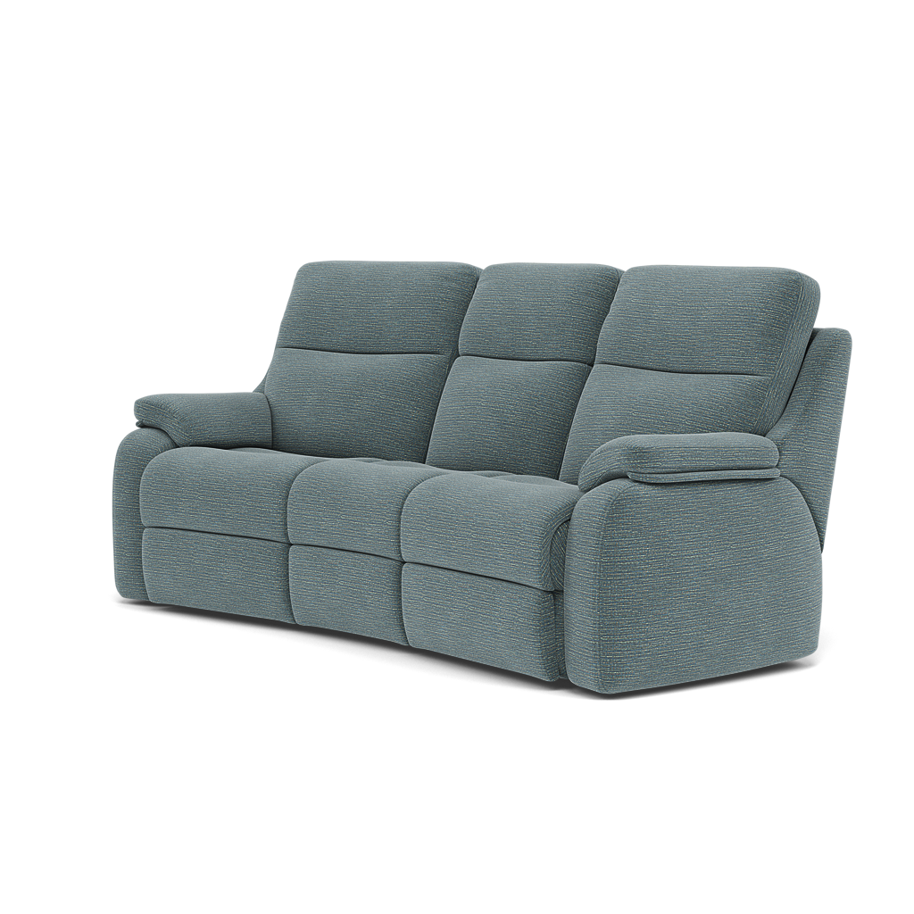 G Plan Kingsbury 3 Seater Curved Sofa - 3 Seater Curved Sofa Grade B — B925 Waffle Marine, gallery image 3
