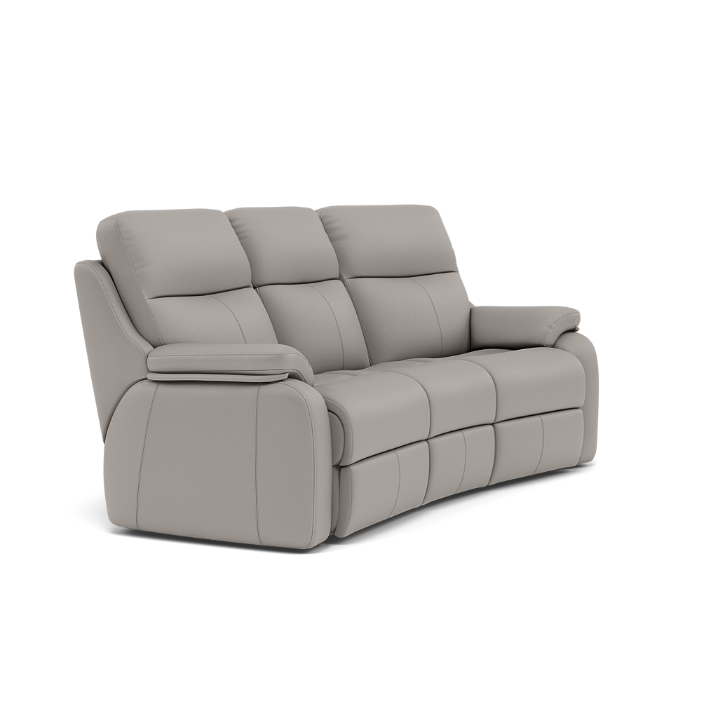 G Plan Kingsbury 3 Seater Curved Sofa - 3 Seater Curved Sofa Grade L — L842 Cambridge Grey, gallery image 1
