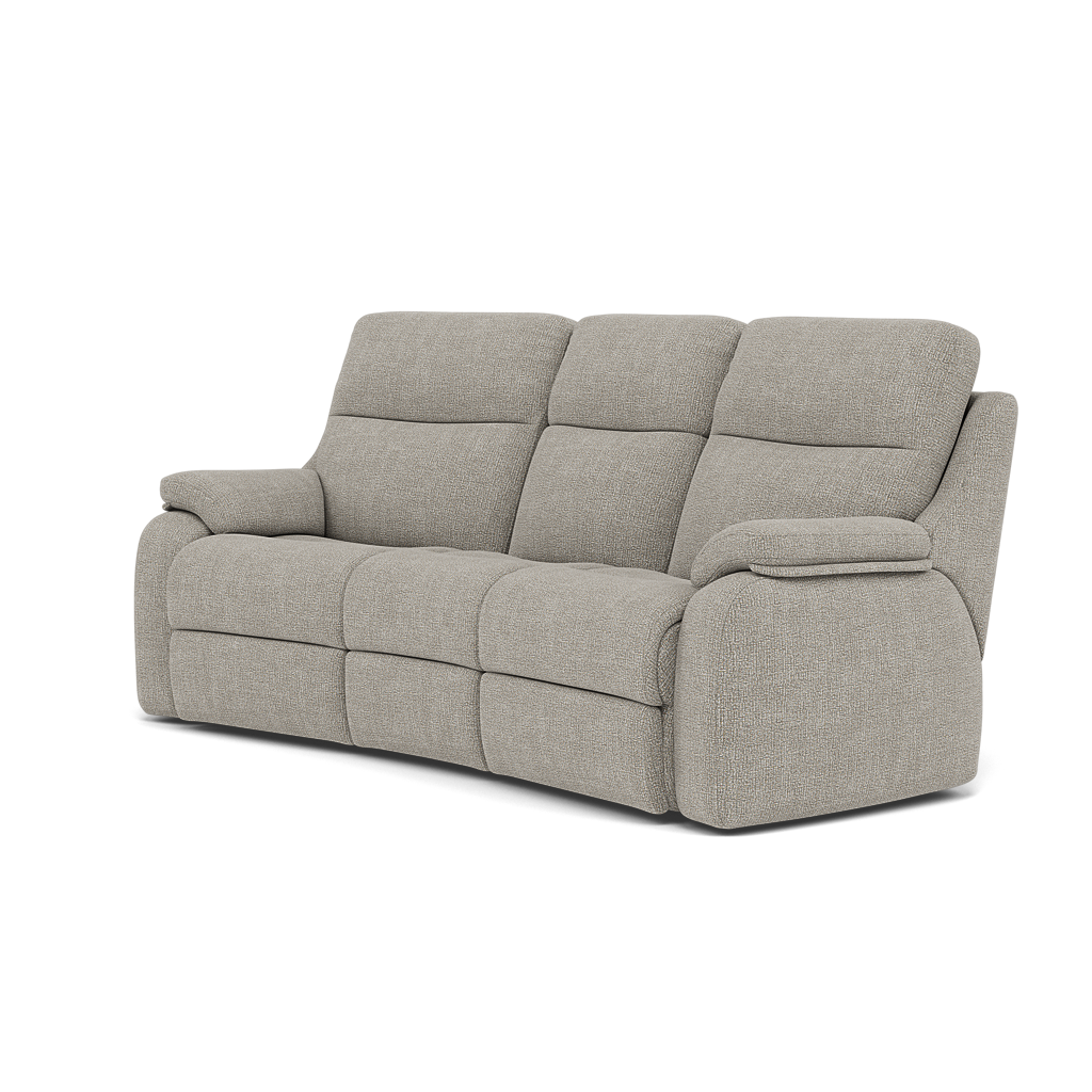 G Plan Kingsbury 3 Seater Curved Sofa - 3 Seater Curved Sofa Grade W — W001 Loom Smoke, gallery image 3