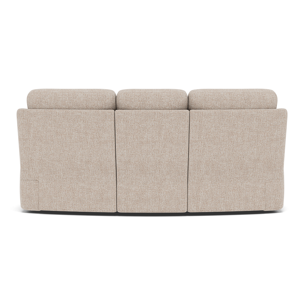 G Plan Kingsbury 3 Seater Curved Sofa - 3 Seater Curved Sofa Grade W — W002 Loom Shale, gallery image 2