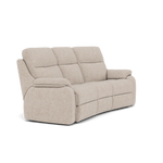 G Plan Kingsbury 3 Seater Curved Sofa - 3 Seater Curved Sofa Grade W — W002 Loom Shale, gallery image 1