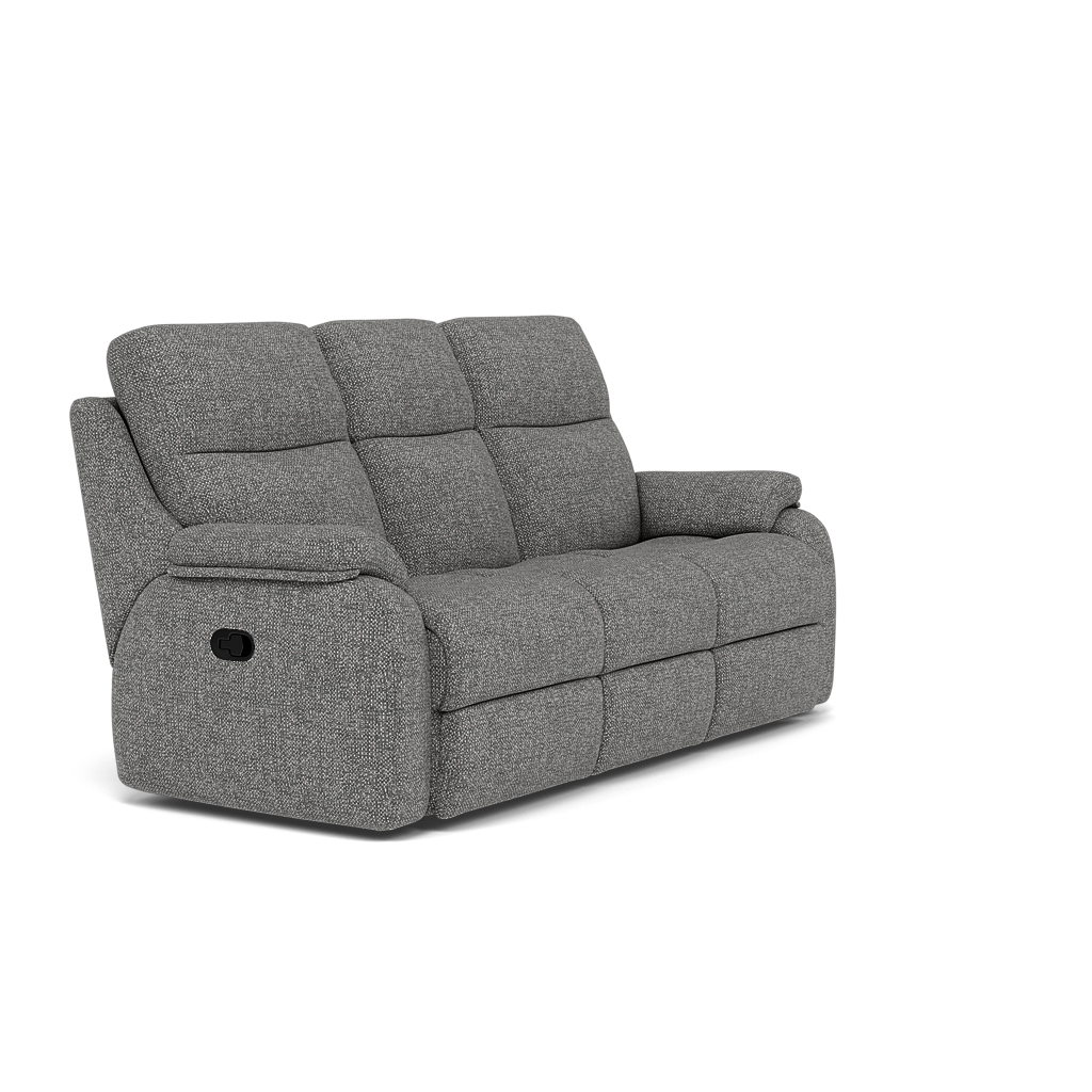 G Plan Kingsbury 3 Seater Recliner Sofa - 3 Seater Manual Double Recliner Grade B - Manual Recliner — B031 Remco Slate, gallery image 1