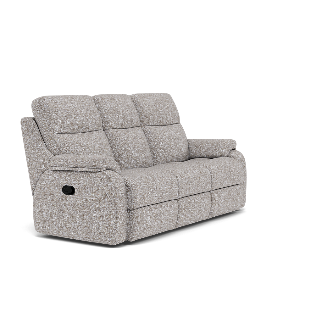 G Plan Kingsbury 3 Seater Recliner Sofa - 3 Seater Manual Double Recliner Grade B - Manual Recliner — B103 Shore Slate, gallery image 1