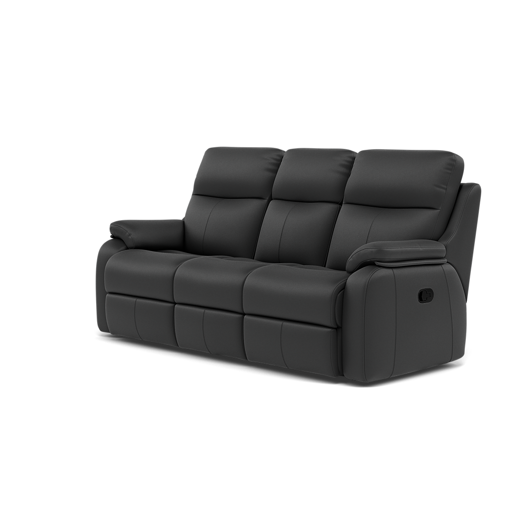 G Plan Kingsbury 3 Seater Recliner Sofa - 3 Seater Manual Double Recliner Grade L - Manual Recliner — L852 Cambridge Petrol Blue, gallery image 3