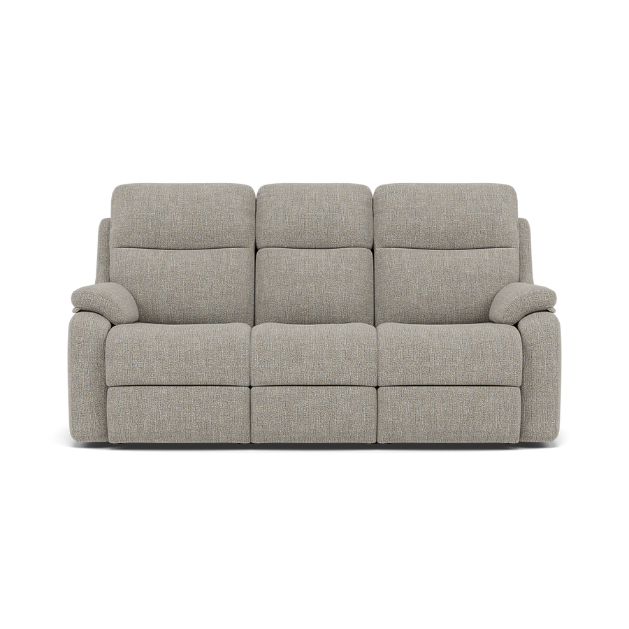 G Plan Kingsbury 3 Seater Recliner Sofa - 3 Seater Manual Double Recliner Grade W - Manual Recliner Sterling Home W001 Loom Smoke 1