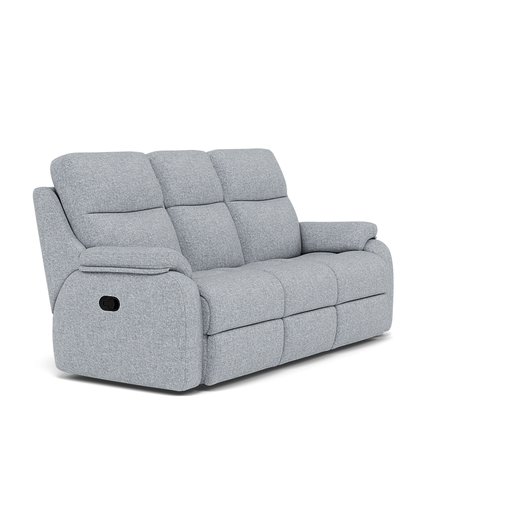 G Plan Kingsbury 3 Seater Recliner Sofa - 3 Seater Power Double Recliner Headrest + Lumbar with USB Grade B - Power with Power Headrest, Lumbar & USB — B932 Beach Duck Egg, gallery image 1