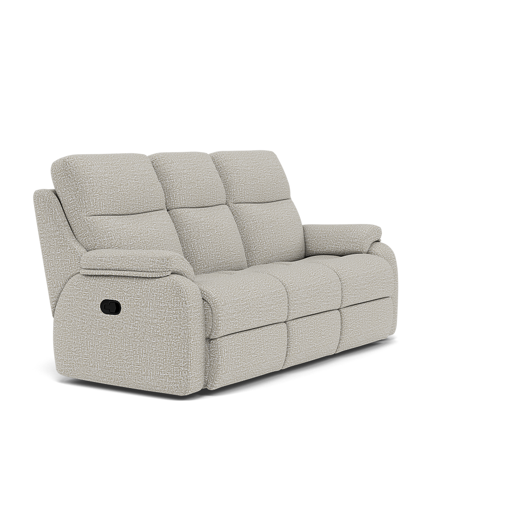 G Plan Kingsbury 3 Seater Recliner Sofa - 3 Seater Power Double Recliner with USB Grade B - Power Recliner with USB — B102 Shore Oatmeal, gallery image 1