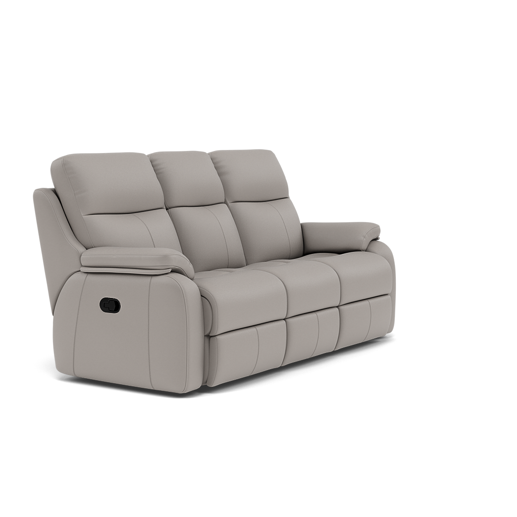 G Plan Kingsbury 3 Seater Recliner Sofa - 3 Seater Power Double Recliner with USB Grade L - Power Recliner with USB — L842 Cambridge Grey, gallery image 1