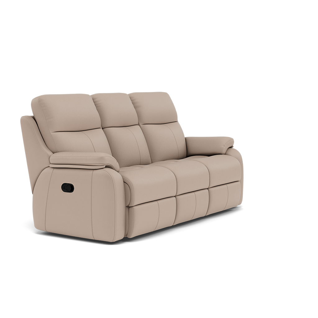 G Plan Kingsbury 3 Seater Recliner Sofa - 3 Seater Power Double Recliner with USB Grade L - Power Recliner with USB — L844 Cambridge Plaster, gallery image 1